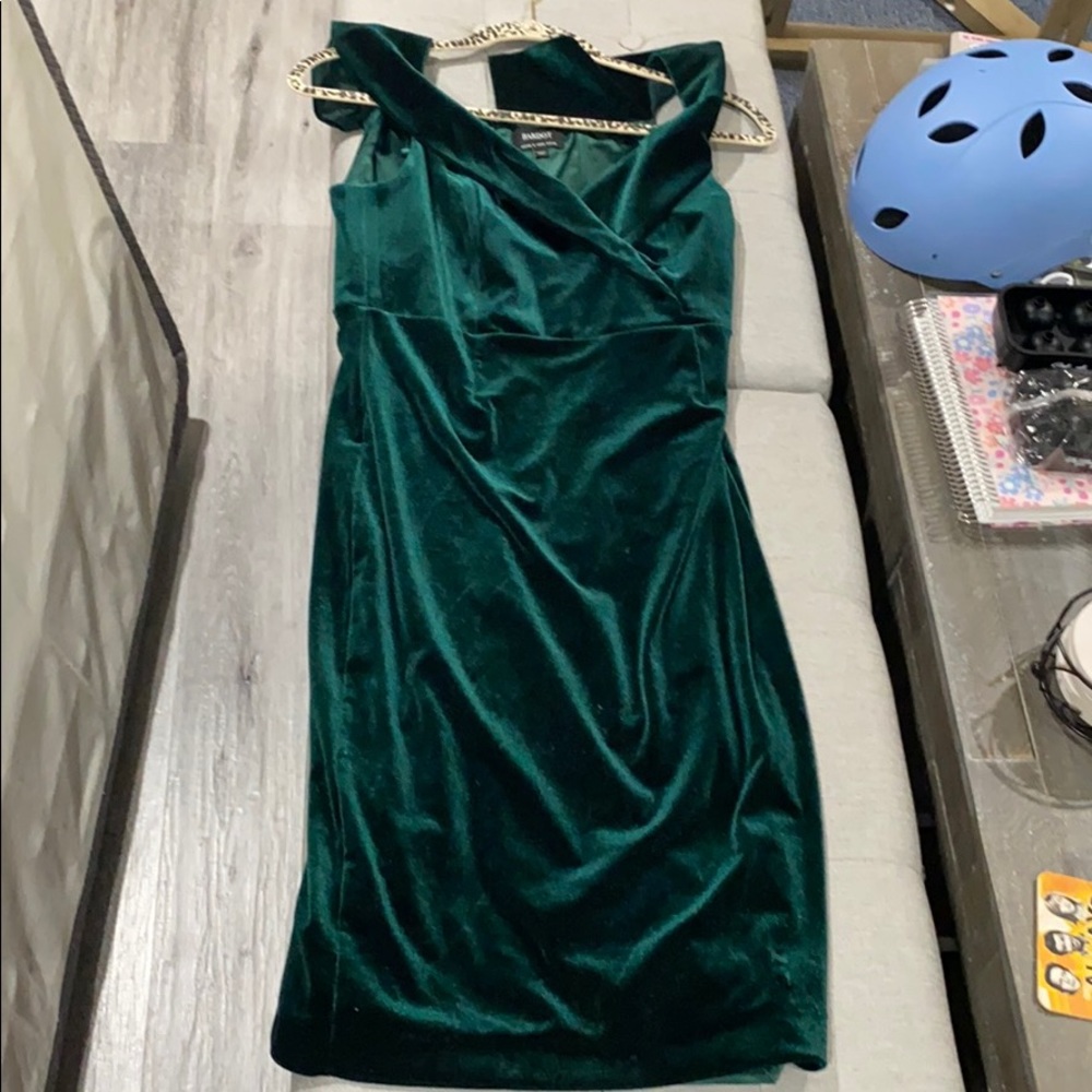Bardot Velvet Dress